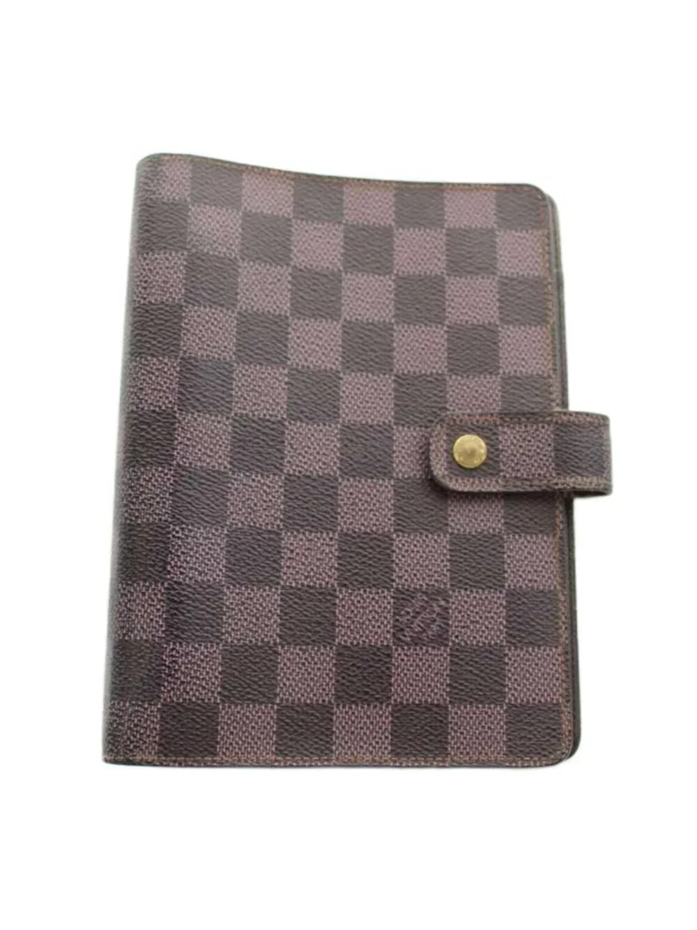 Louis Vuitton Damier Ebene Agenda MM Notebook Case Brown